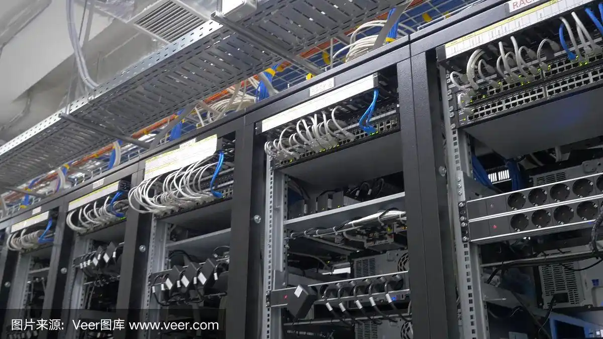 A technician working on a rack of ASIC miners, highlighting the technological aspects of Bitcoin mining.