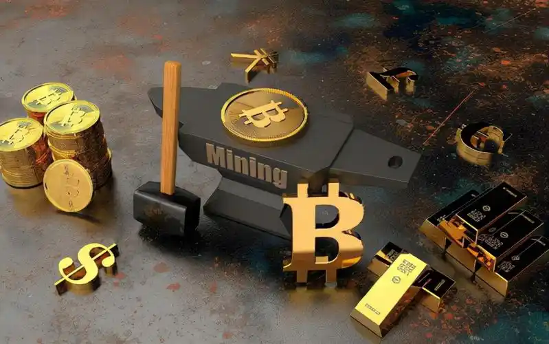 Extensive Bitcoin mining farm infrastructure