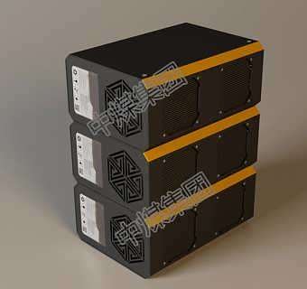 An advanced mining rig showcasing the future of cryptocurrency mining
