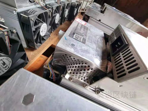 A close-up of the intricate circuitry and cooling systems of a high-performance Bitcoin mining rig.